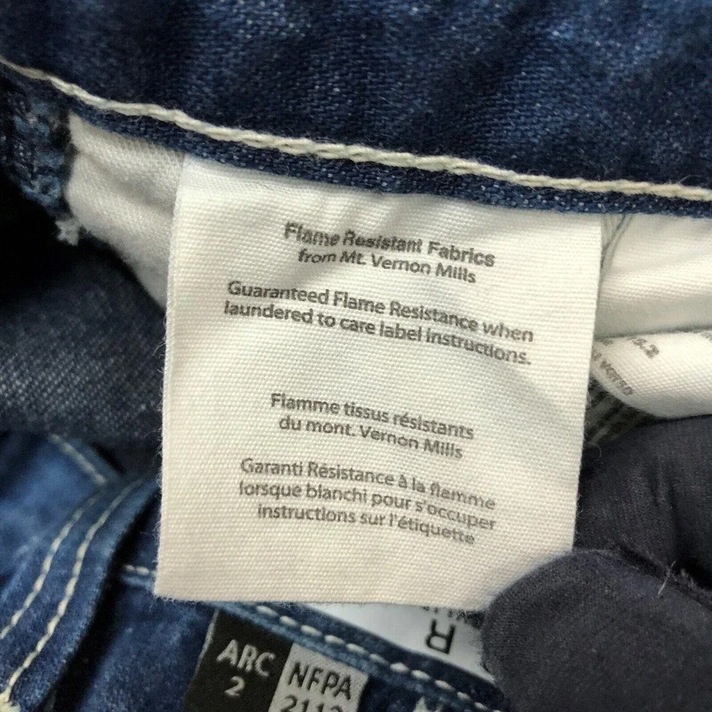 Carhartt FR Jeans Mens 38x32 Blue Flame Resistant Denim Carpenter Workwear Norm